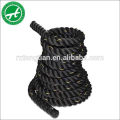 Corde de combat en polyester pour la musculation avec manchon cover50mm 38mm 32mm